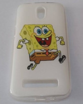 Силиконов гръб ТПУ за HTC Desire 500 Spongebob